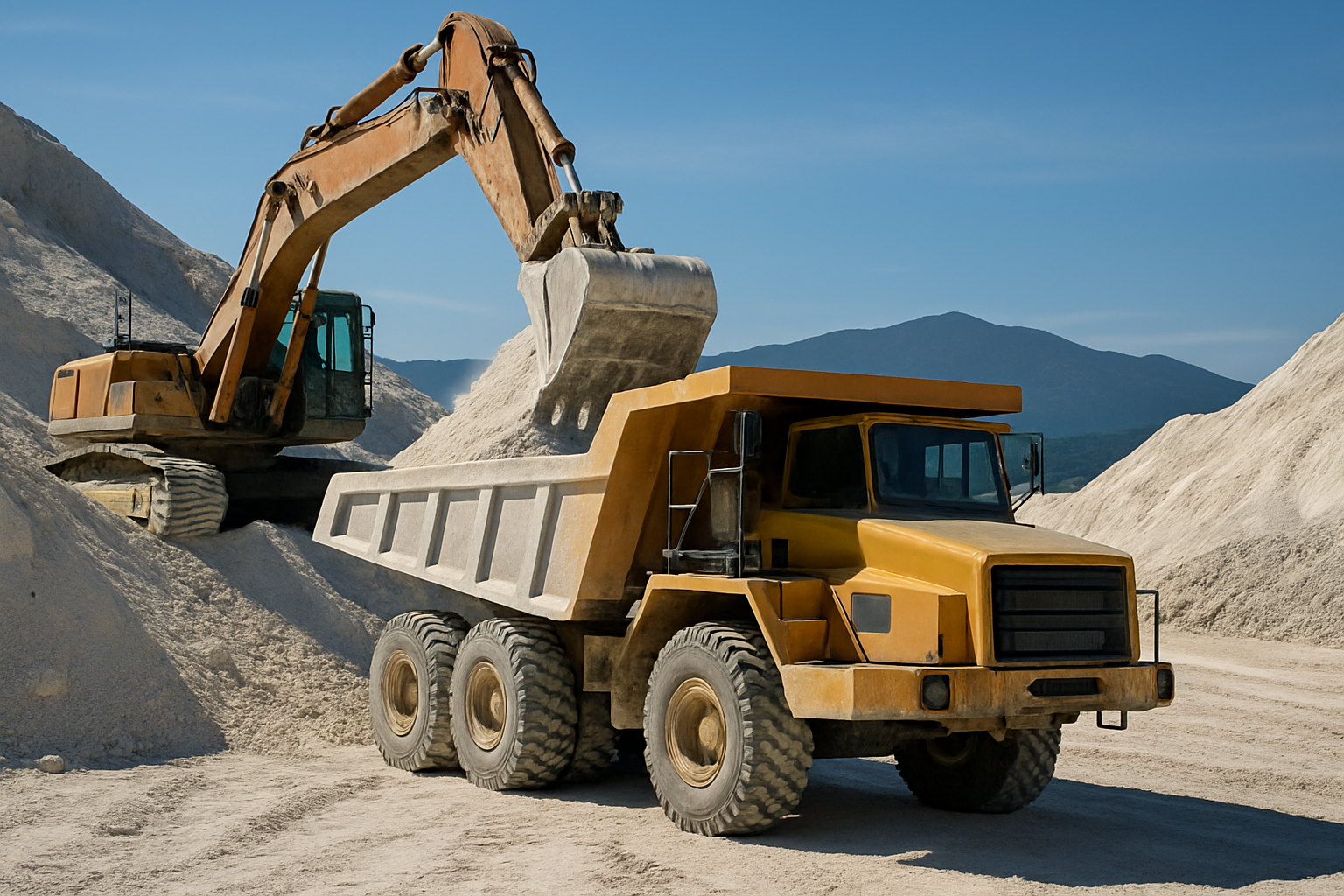 昌黎瑞华石英砂矿区